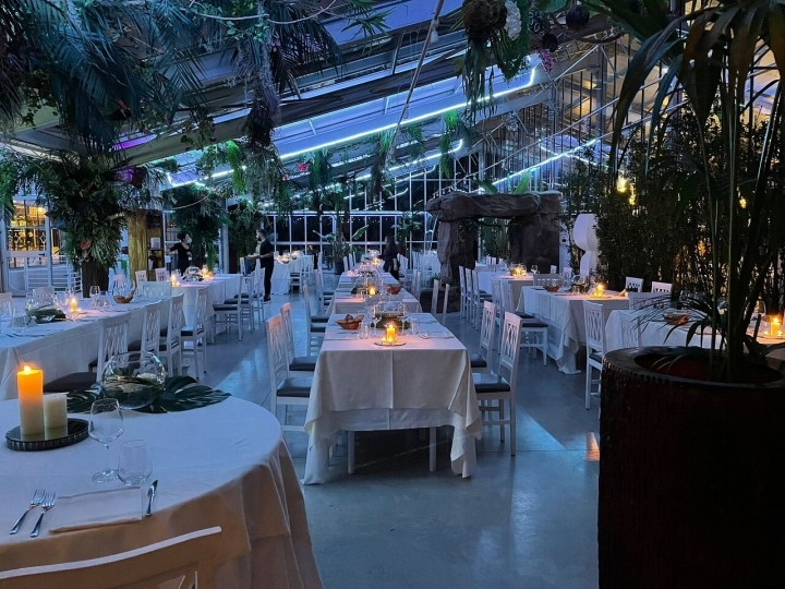 Sala ristorante - Capodanno Cenone in Agriturismo Dolce Luna nel verde a Milano