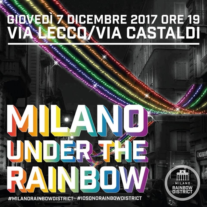 Milano Luminarie Under The Rainbow Foto